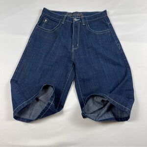 Vintage Y2K Mens Koman Faded Baggy Denim Jean Shorts Jorts  Size 36